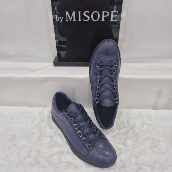 By미소페 남성 와이드 핏 스니커즈 121HZ830GP012 NAVY 2JJ