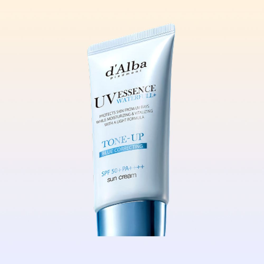 달바 비건 워터풀 블루 톤업 선크림 50ml 자외선차단 피부톤보정 수분선크림 데일리선케어