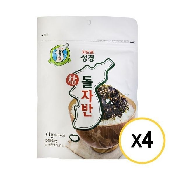 [하프클럽]성경김 돌자반 70g x 4개