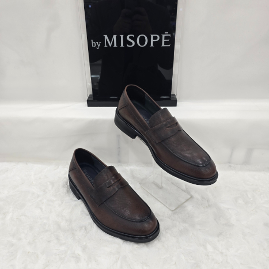 By미소페 남성 모던 페니 로퍼 122HH239IF003 DBROWN 3JJ