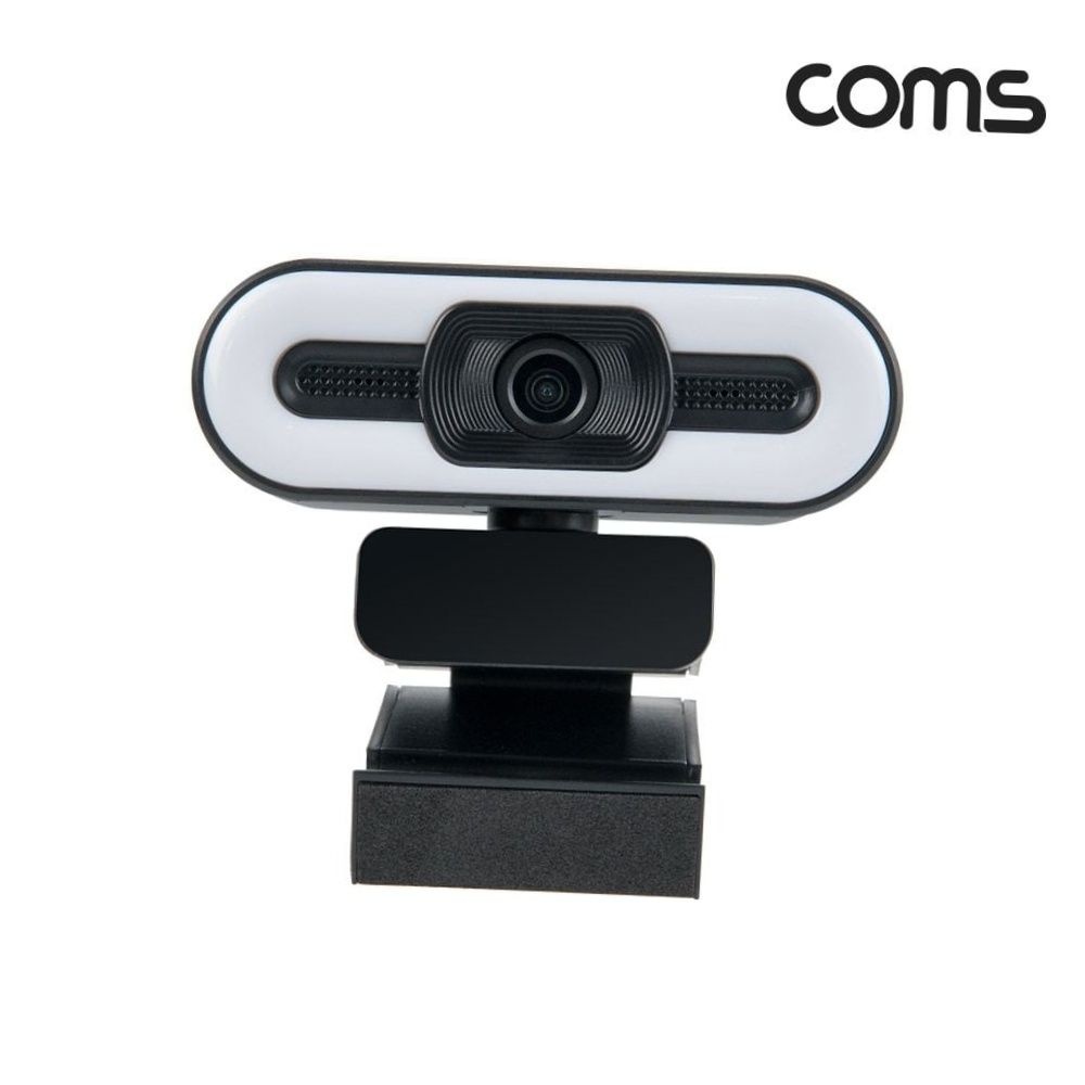 fhd 1080p led 조명 마이크 내장 웹캠 pc 화상 카메라 방송용 인터넷강의용 pc카메라
