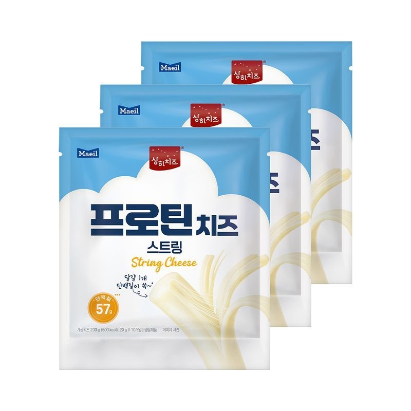 상하치즈 프로틴치즈 스트링 치즈 20g 30개 (10개입x3개)