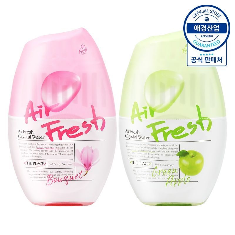 애경 [애경] 에어후레쉬 크리스탈 워터 방향제 400ml x2개