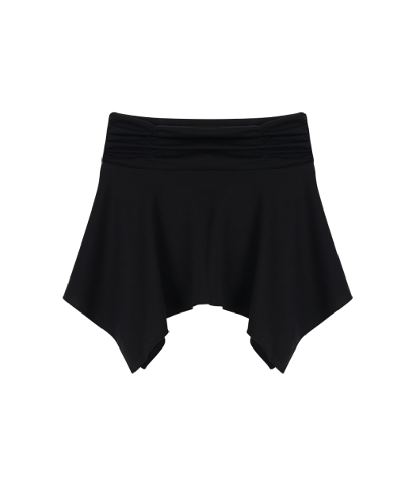 ITZAVIBE COTTON FLARE MINI SKIRT IBC23WSK18BK 3557507