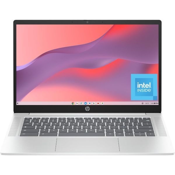 [해외] HP 크롬북 14인치 노트북 FHD 디스플레이 인텔 N100 4GB RAM 64GB eMMC UHD 그래픽 Chrome OS 14a nf0009nr 2024 250413
