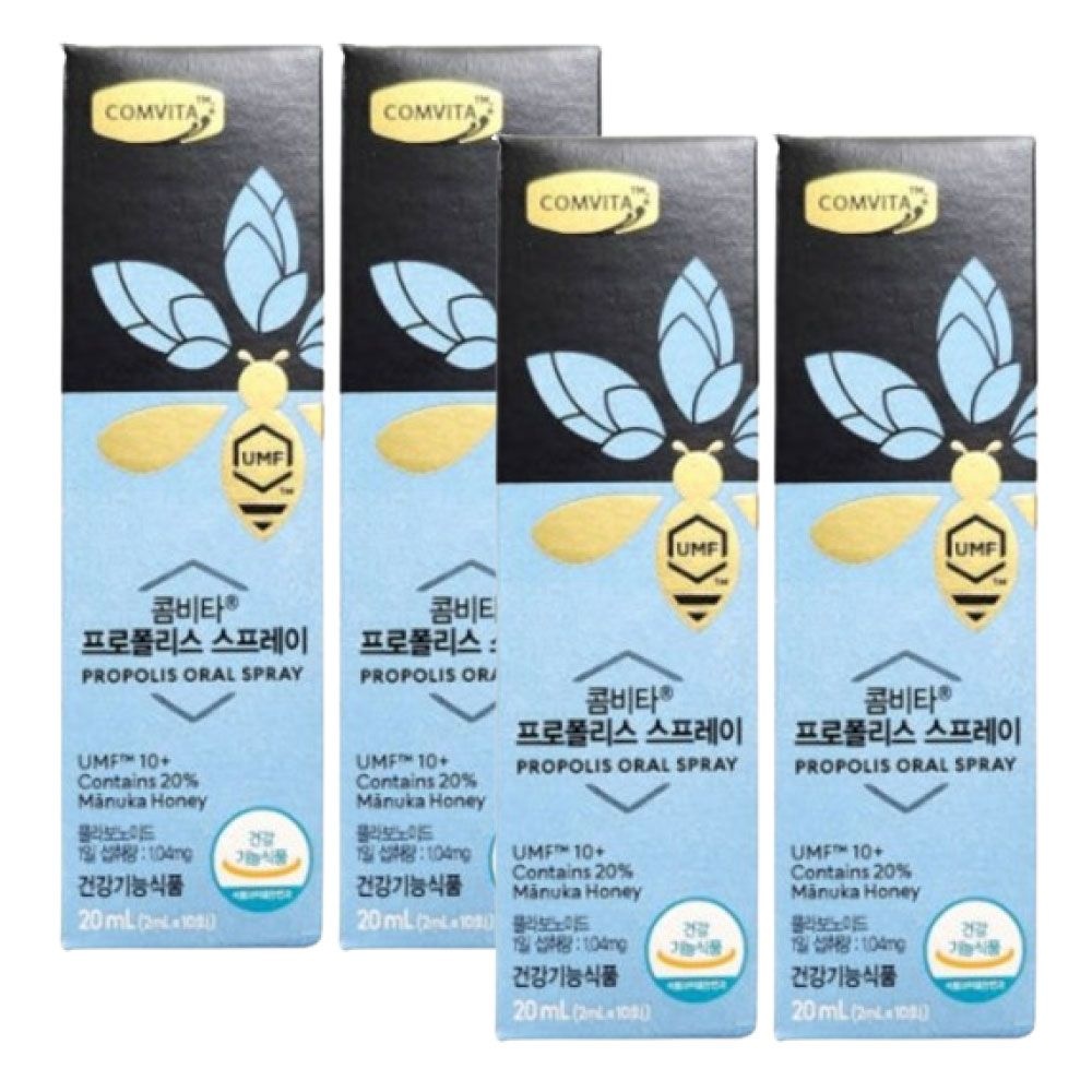 콤비타 구강 항균 도움 뉴질랜드 프로폴리스 스프레이 20ml x 4개
