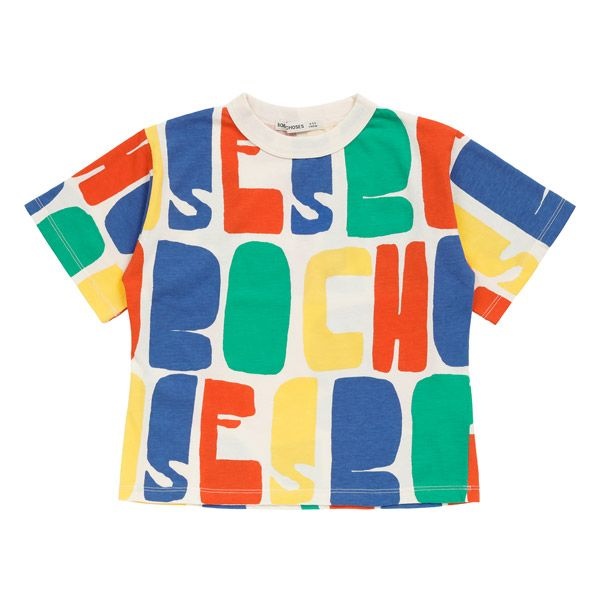 보보쇼즈 KIDS 26SS 멀티 로고 올오버 티셔츠 B126AC137 199