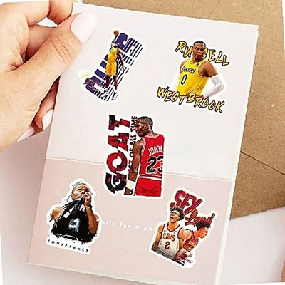 キャリアステッカーバスケットボールカードカバーステッカードムソン