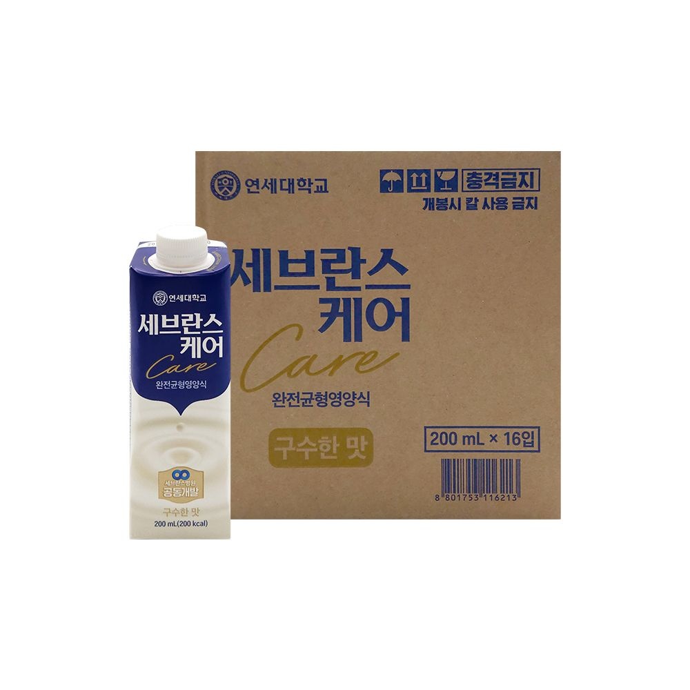 [오늘출발] 연세우유 세브란스케어 완전균형영양식 구수한 맛 200ml x 16팩