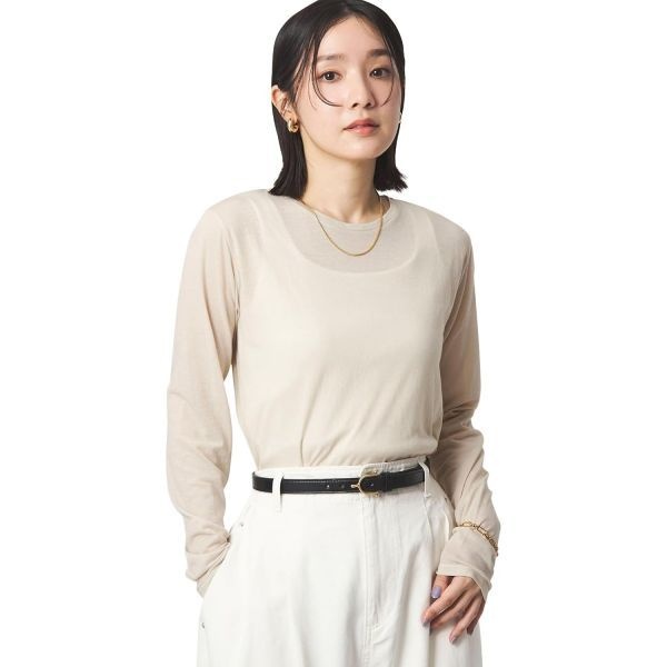 [해외] 유나이티드 애우즈 그린 라벨 릴랙싱 36121000043 웹 리미티드 시스루 롱 슬리브 컷앤소우 708500