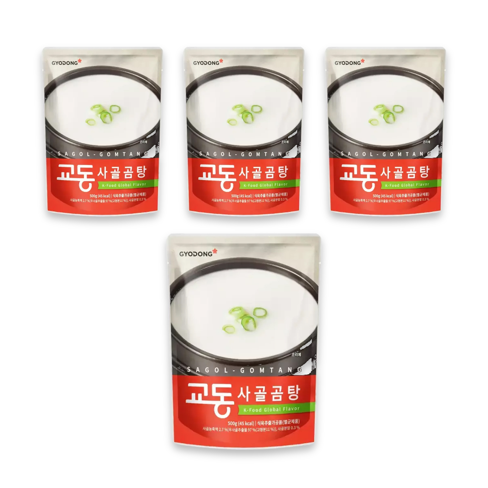 [오늘출발] 교동식품 사골곰탕 500g x 4팩