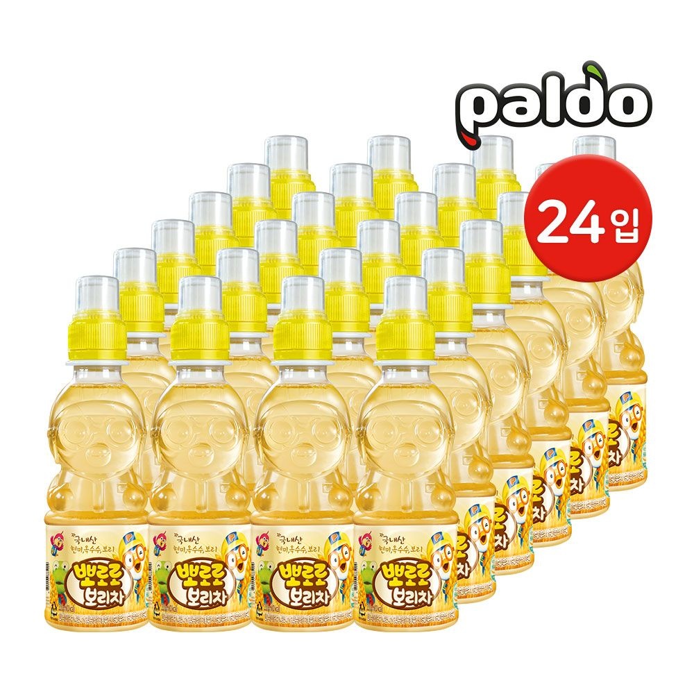 팔도 뽀로로 음료 보리차 220ml 24입