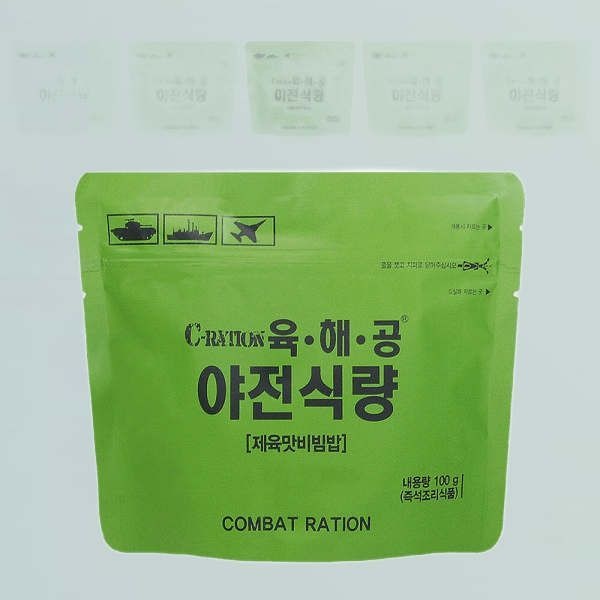 전투식량 육해공 야전식량 제육비빔밥 100g x 6개 606529