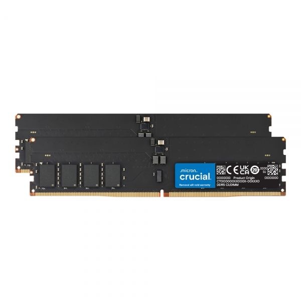 마이크론 마이크론 크루셜 마이크론 Crucial DDR5-6400 CL52 CUDIMM 패키지 대원씨티에스 (128GB(64Gx2))