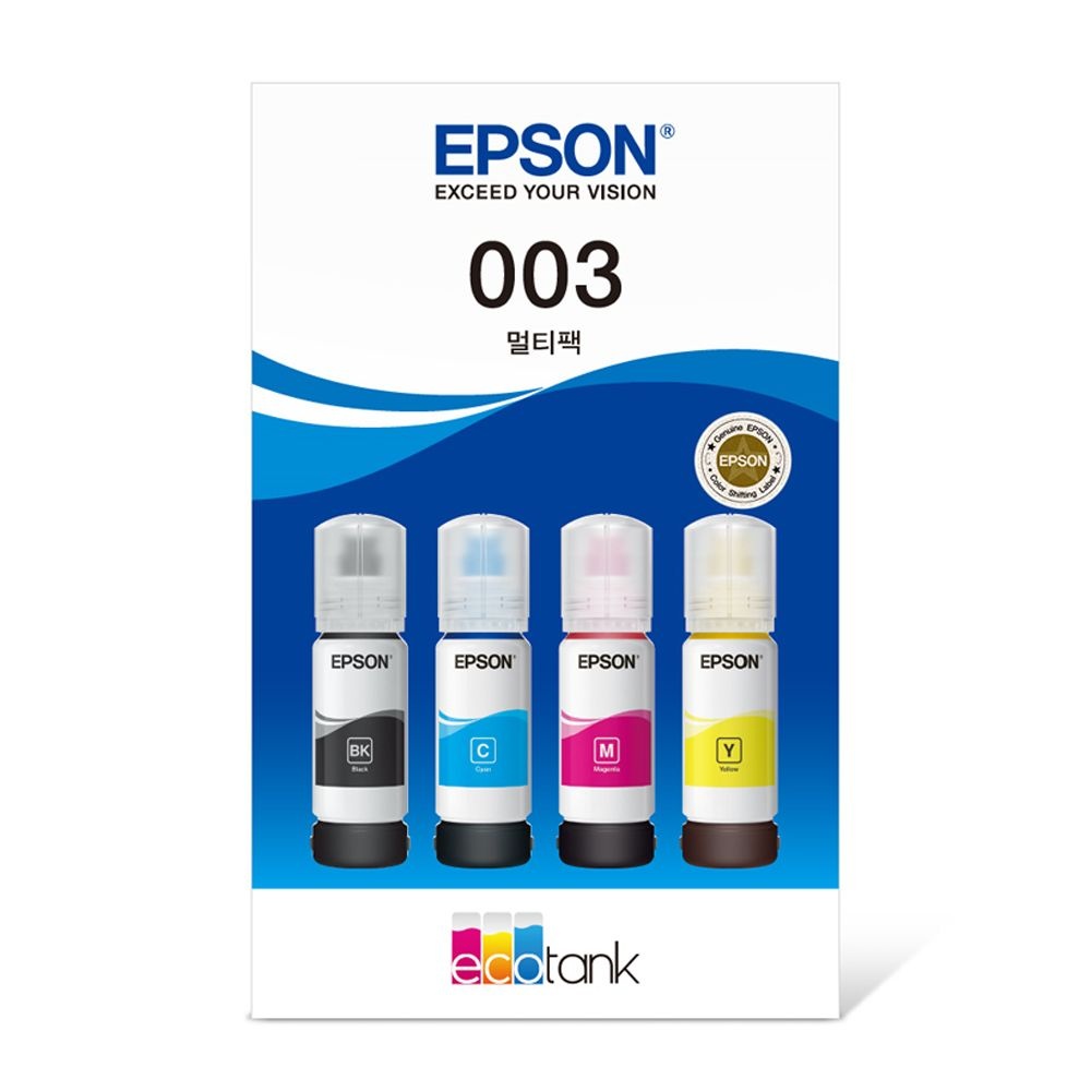 엡손 정품 잉크 T00V670 4색 패키지 T00V L1110 L1210 L3100 L3101 L3210 L3106 L3216 L3150 L3156 L3256 L3260 L3266 L5190 L5196 L5290 L5296