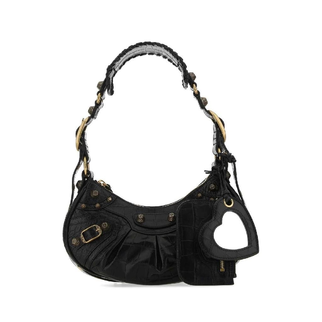 [해외] 발렌시아가 BALENCIAGA 블랙 가죽 르카골 미니 숄더백 67130923EBM 1000