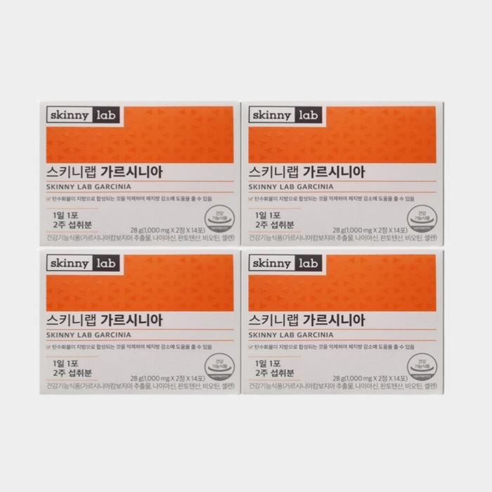 스키니랩 가르시니아 1000mg x 2정 x 14포 4박스