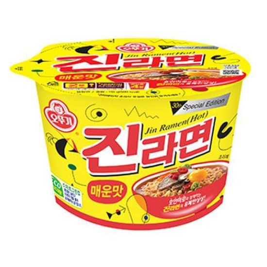 [진라면] 오뚜기 진라면 매운맛 큰컵 12개입/컵라면