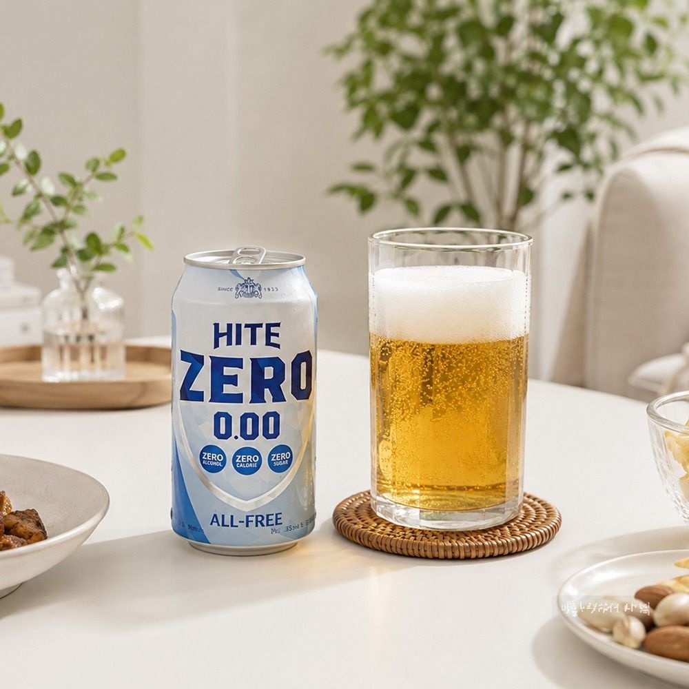 [온누리상품] 하이트 제로 무알콜 맥주 350ml x 48캔