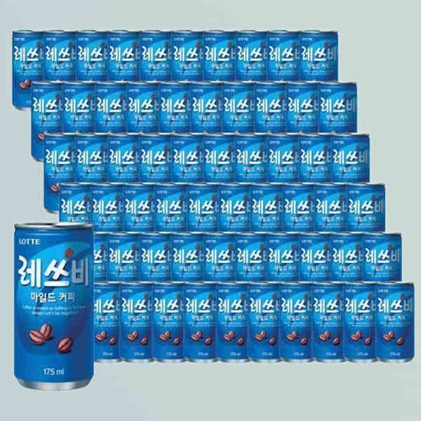 레쓰비 마일드 캔커피 175ml x 60캔 / 업소용 커피 라떼 615526