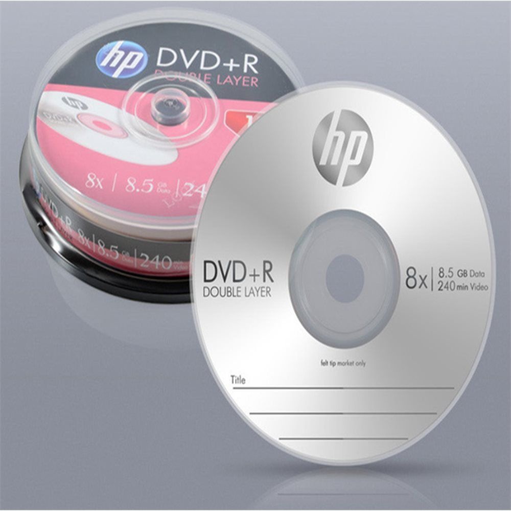 HP MEDIA DVD R DL 10P 케익 케이스 이북제작 공DVD