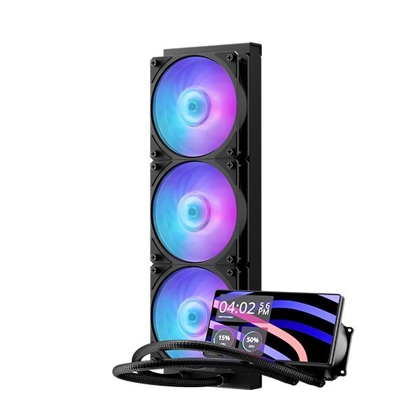 쿨러마스터 MasterLiquid Core LCD 6인치 360 ARGB (블랙)