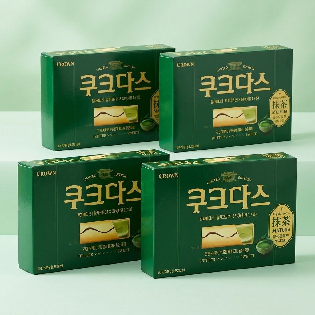 쿠크다스 1box 말차 박스형 289g 10개
