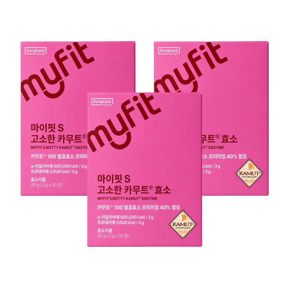 동국제약 마이핏 카무트 30포 3박스