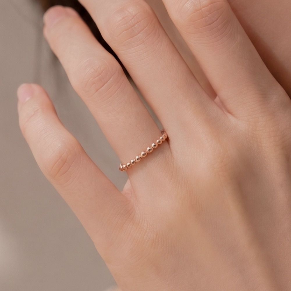 14k 코코 도트 미스 링 반지