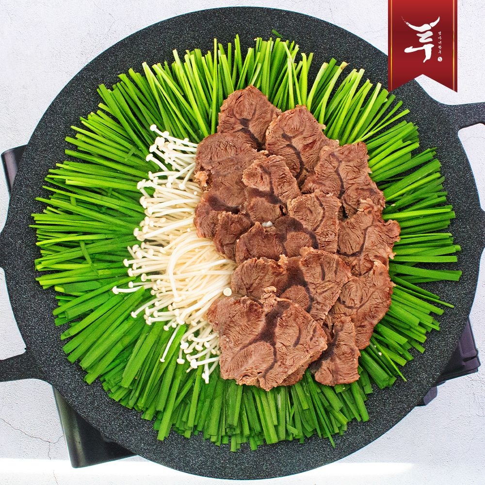 ++1등급 엄마네한우 투뿔 아롱사태 덩어리(500g) 수비드 원육 소고기 수육용 찜