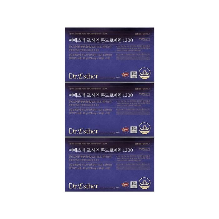 에스더포뮬러 여에스더 포사인 콘드로이친 1200 700mg x 60정 x 3박스