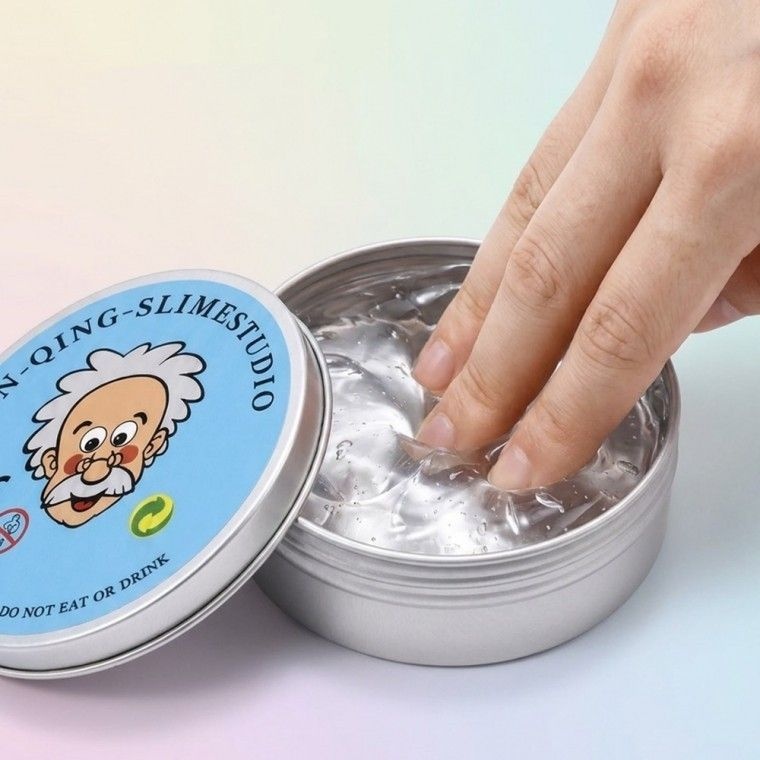 shenzhen products company 해소 1+1  투명 박사님  정품 슬랑이 클리어 말랑이 슬라임 닥터 박사 할아버지 오로라 스트레스 퍼티