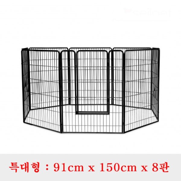 (현대Hmall) 애견울타리 파이프/부식방지 애견 팔각운동장 특대형