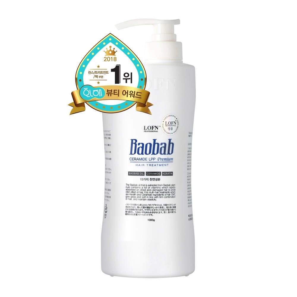 로픈 (현대Hmall) 로픈 바오밥 세라마이드LPP 프리미엄 헤어트리트먼트 1000ml