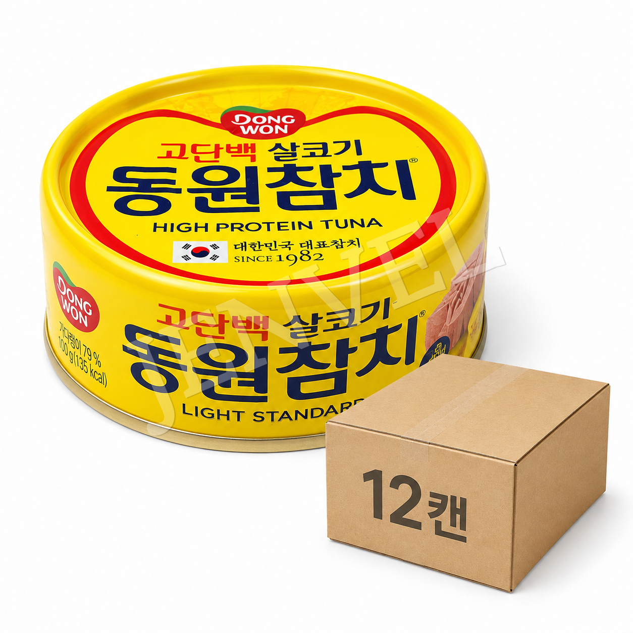 젠벨협력사 동원 살코기참치 라이트스탠다드 12캔 온가족 즐기는 참치 통조림