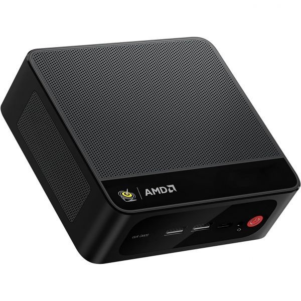 Beelink [해외] Beelink 비링크 SER5 MAX 미니 PC AMD Ryzen 7 6800U 최대 4.7GHz 8C 16T 24GB LPDDR5 RAM 500GB PCIe4.0x4 SSD 4K 트리플 디스플레이 WiFi 6 BT
