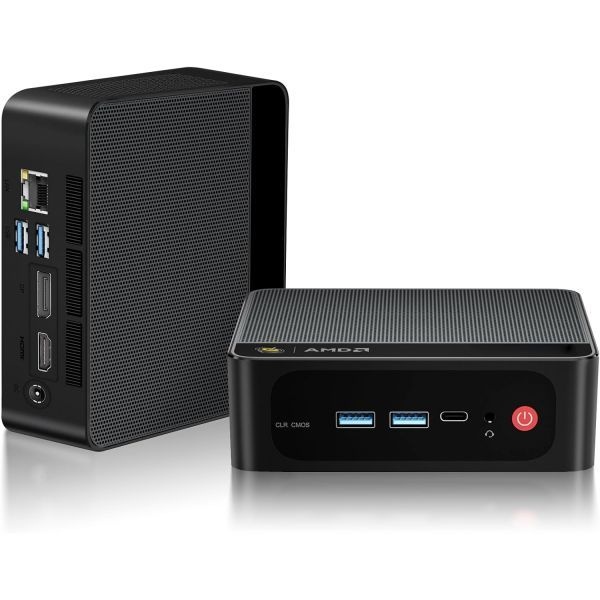 Beelink [해외] Beelink 비링크 SER5 MAX 미니 PC AMD Ryzen 7 6800H 8코어 16코어 최대 4.7GHz 32G LPDDR5 RAM 1TB M.2 2280 PCIe 4.0 SSD 4K 트리플 스크린