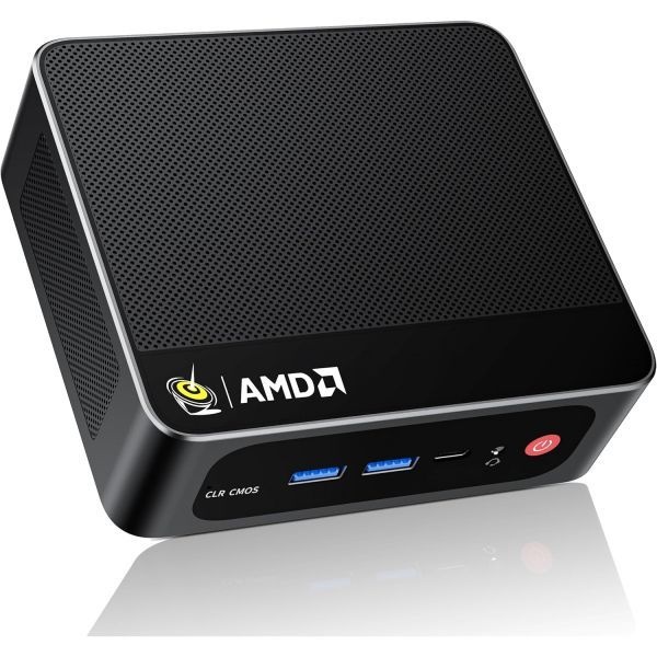 Beelink [해외] Beelink 비링크 미니 PC SER5 Max 6800U AMD Ryzen 7 최대 4.7GHz 24GB LPDDR5 500GB PCle 4.0 SSD 데스크톱 컴퓨터 2.5Gbps LAN Wifi6 BT5.2 HDM