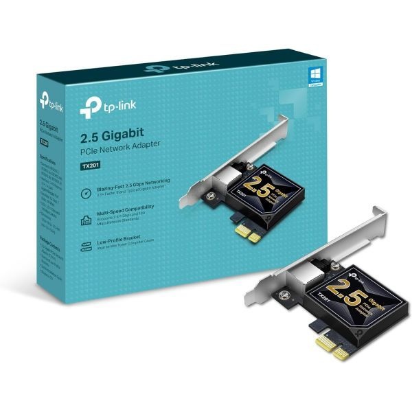 [해외] TP Link 2.5GB PCIe 네트워크 카드 TX201 – 2.5기가비트 이더넷 어댑터 Windows 11 10 8.1 8 7 Server 2022 2019 2016 Linux 지원 286589