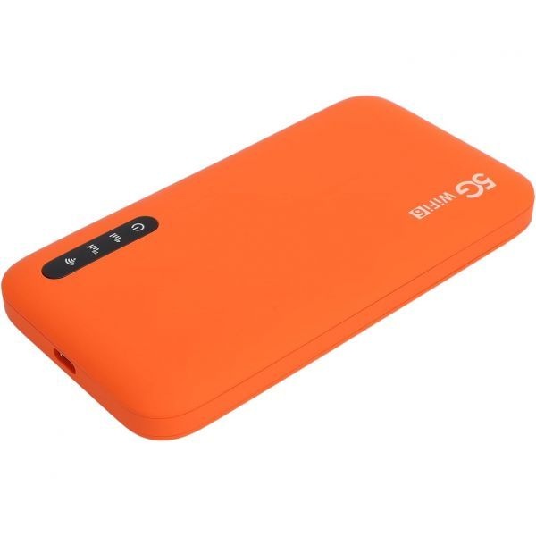 Yoidesu [해외] 5G WiFi6 모바일 핫스팟 유심 카드 슬롯이 있는 라우터 국제 통신망 모뎀 여행용 휴대용 인터넷 기기 최대 16명 사용