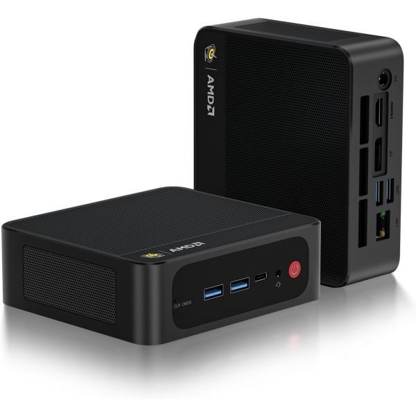 Beelink [해외] Beelink 비링크 미니 PC AMD Ryzen 7 6800H 8C 16T 최대 4.7GHz 16GB LPDDR5 RAM 500GB PCIe4.0 x4 SSD SER5 MAX 데스크탑 컴퓨터 4K 트리플