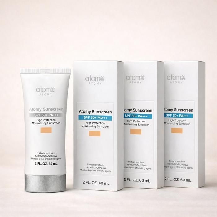애터미 선크림 베이지 60ml 3개 선블록