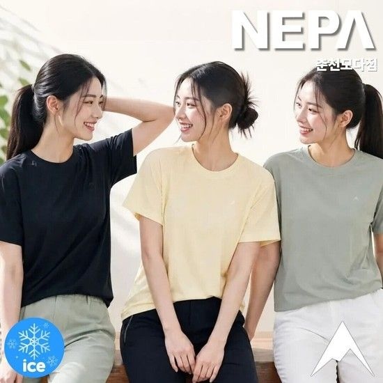 냉감티셔츠 기능성티셔츠 여자반팔티 여성반팔티 이월상품 라운드티셔츠 라운드반팔티 반팔티 기능성_CC