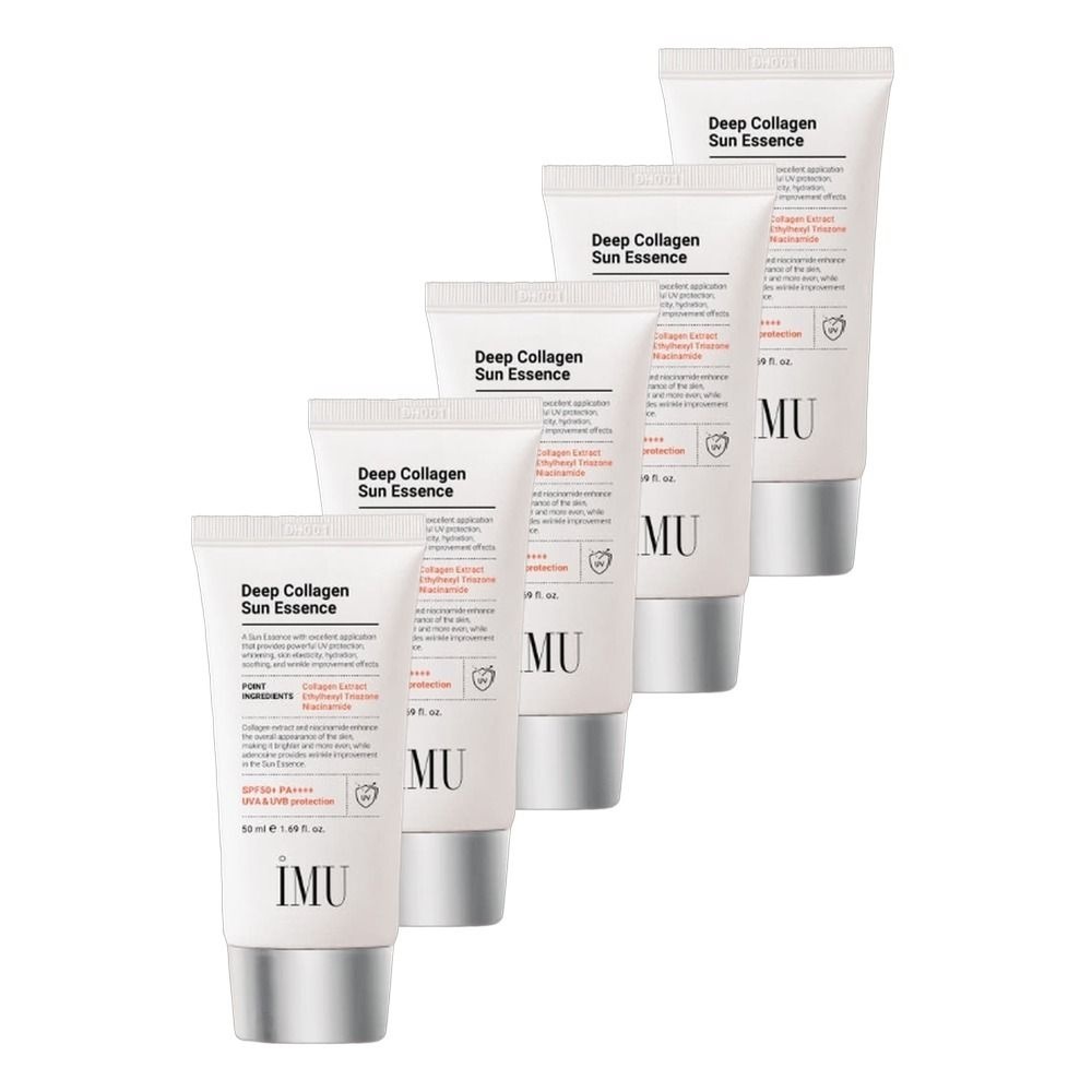 제품 내 별도표기 아이엠유 40대 딥 콜라겐 선 에센스 50ml 5개 서핑 촉촉한 바르는 추천 선크림