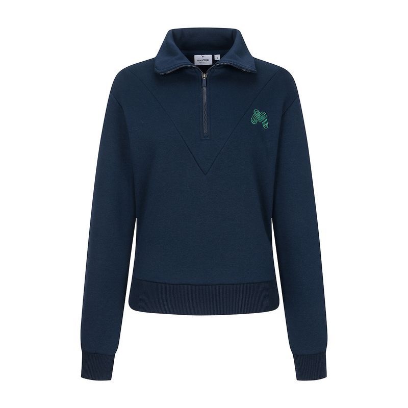 MARTINE GOLF <매장정품> [8월 24일 배송] 마틴골프 MARTINE GOLF Half Zip-up Shirts_Navy QW0DKS40649 319503