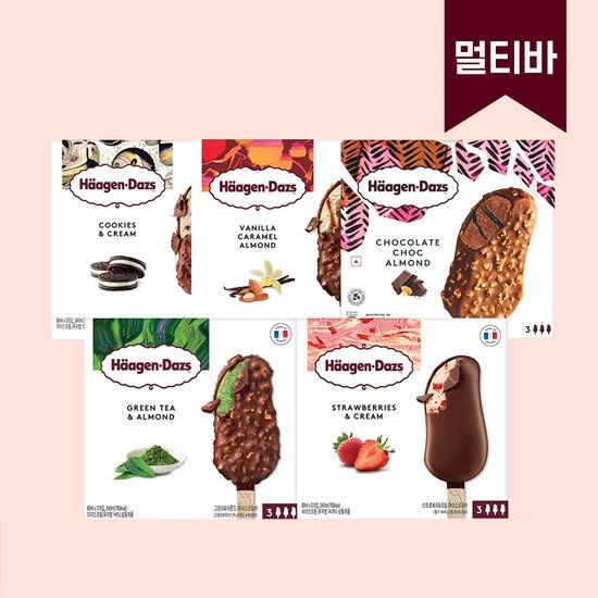 하겐다즈 아이스크림 멀티바(3개입)X3개 / 총9개 310725