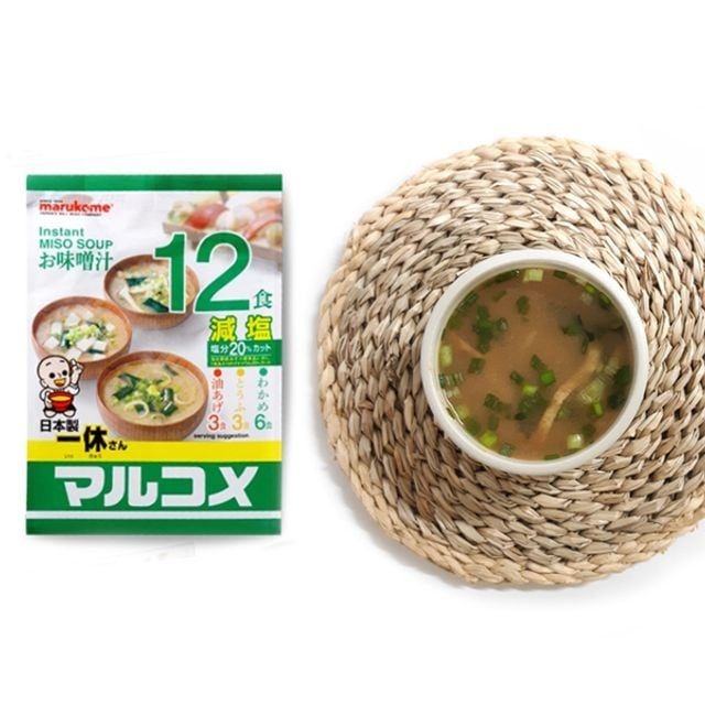 즉석국 마루코메 미소국 잇큐상 저염 12P