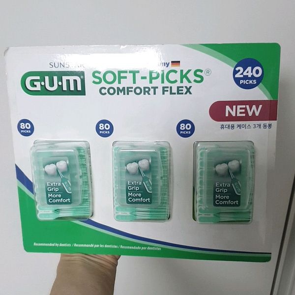 검 소프트픽 오리지널 치간칫솔 80개 x 3팩