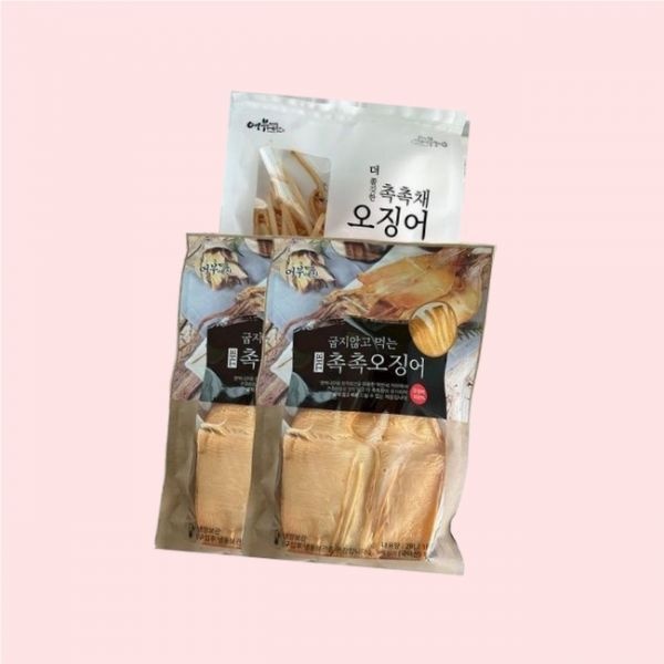 어부예찬 촉촉오징어 왕특대 4미(2미X2봉)+오징어채 1봉(50g)..35661161 4574739