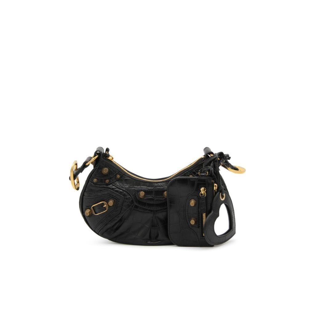 [해외] 발렌시아가 25FW Balenciaga 블랙 레더 Le Cagole XS 숄더 백 67130923EBM1000 TP579449245